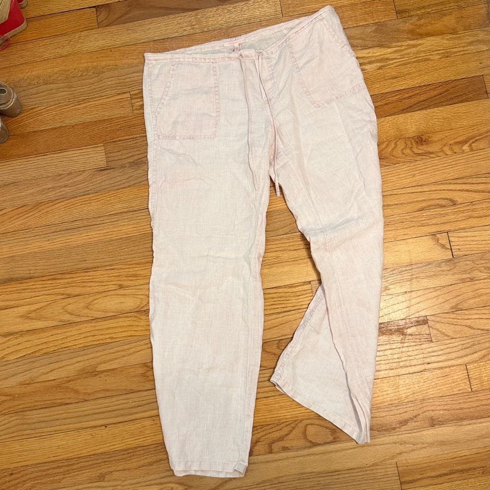 Victoria's Secret Pale Pink Linen Pants
